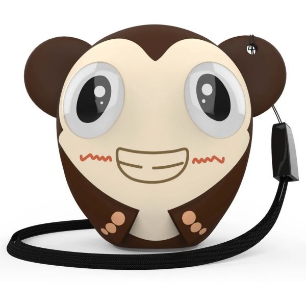 Портативная колонка HIPER Zoo Music Мартышка 3 Вт, коричневый [h-oz7]