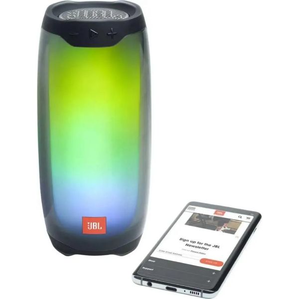 Портативная колонка JBL Pulse 4 20 Вт, черный [jblpulse4blk]