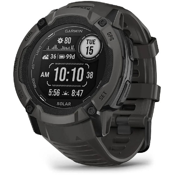 Умные часы Garmin Instinct 2X Solar 2022 50 мм. черный/черный [010-02805-00]