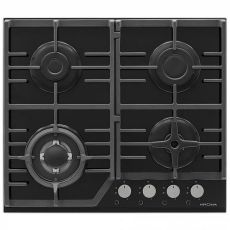 Варочная поверхность Kronasteel Corniola 60 Bl газовая черный